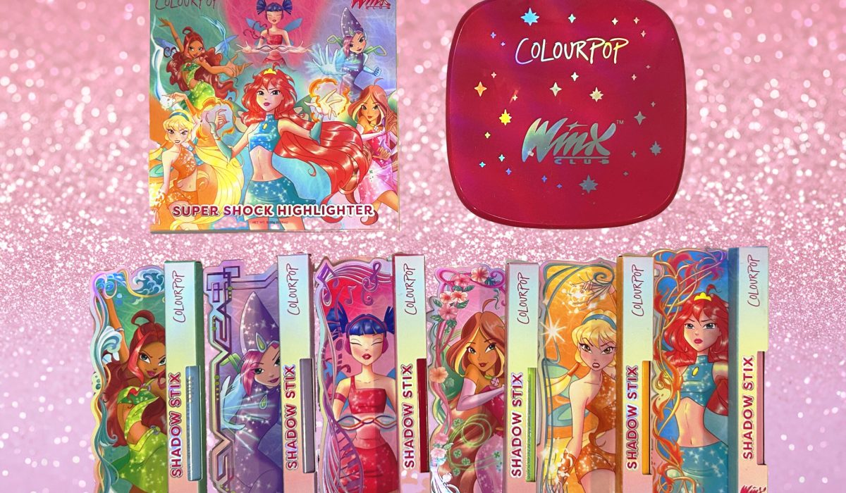 affordable beginner-friendly Winx Club duo-chrome shadow sticks and highlighters by Colourpop.